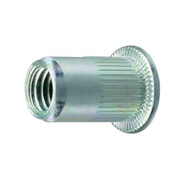 Blindnietmutter FTT-Z Flachkopf Stahl verzinkt offen