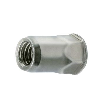 Blindnietmutter IE kleiner Senkkopf Edelstahl Teilsechskant